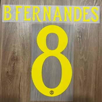 2025 - 26 MANCHESTER UNITED THIRD CUP NAMESET BRUNO FERNANDES
